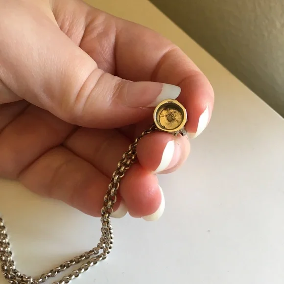 Chunky Crown Necklace | Crown Charm | 17-18 in - Picture 7 of 11